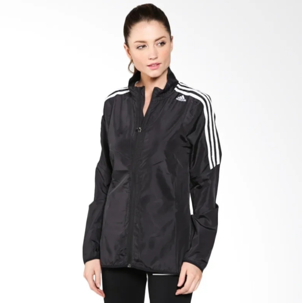 Adidas Running RSP Windbreaker Jacket Olahraga Three Stripes‎